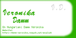 veronika damm business card